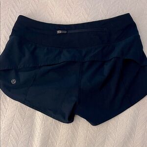 lululemon athletica Dark Blue Navy Women's  Speed Up Low-Rise Lined Short 2.5"